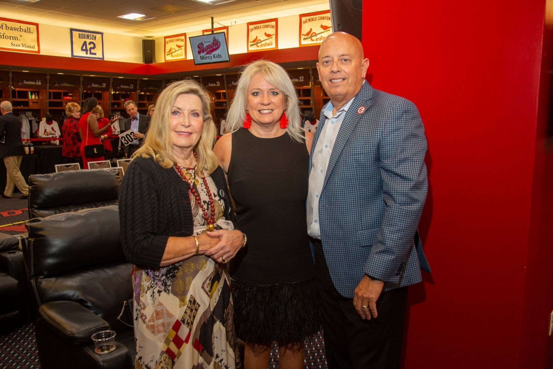 Babette Meiners, Tracy and Bob Brees